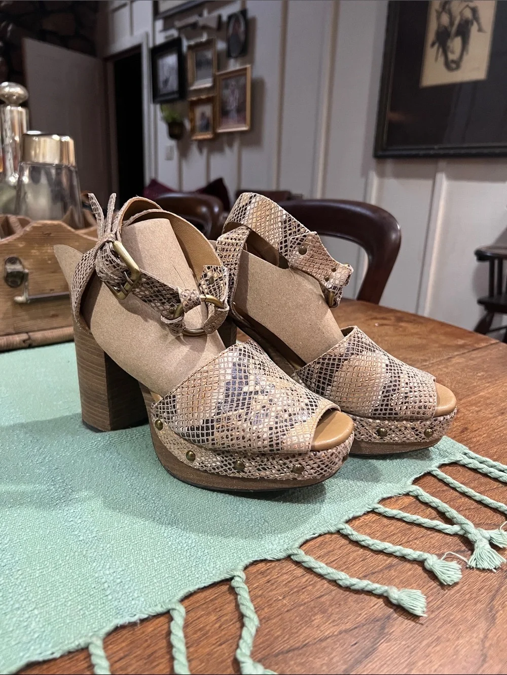 Free People chunky platform